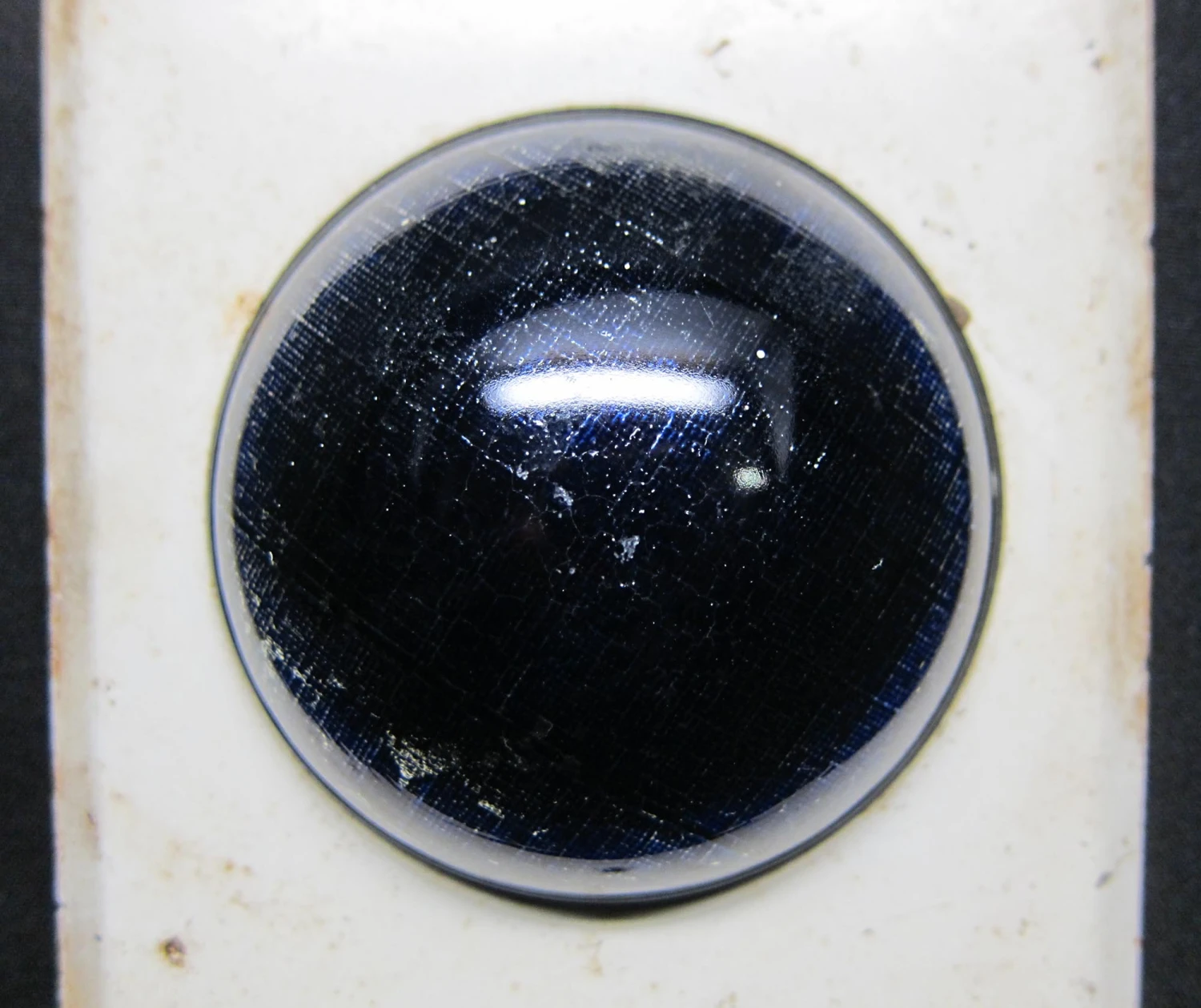 Blue Glass Dome Light Cover 6 Blue Glass Dome Light Cover - Image 4