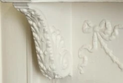 Antique Federal Wooden Mantel With Beveled Mirror 17 Antique Federal Wooden Mantel With Beveled Mirror -OGT Sale Store m234036 05