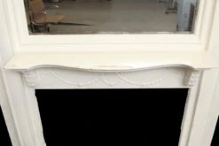 Antique Federal Wooden Mantel With Beveled Mirror 18 Antique Federal Wooden Mantel With Beveled Mirror -OGT Sale Store m234036 06