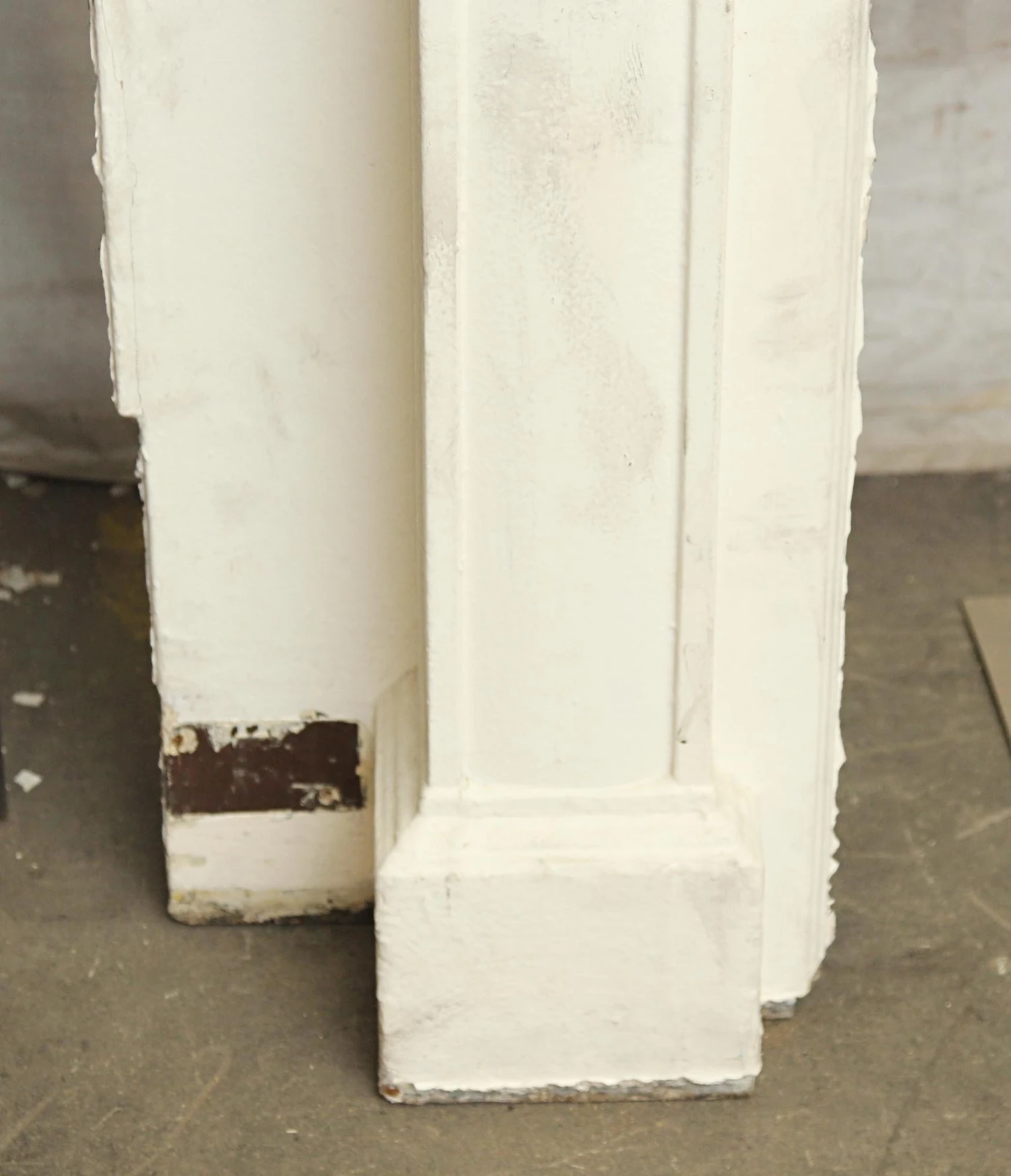 Antique Federal Wooden Mantel With Beveled Mirror 10 Antique Federal Wooden Mantel With Beveled Mirror - Image 8