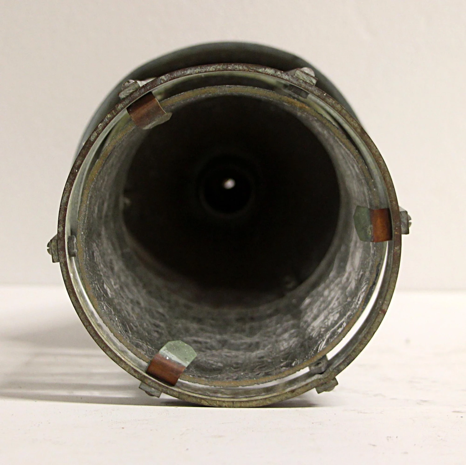 Arts & Crafts Hanging Lantern With Textured Glass 7 Arts & Crafts Hanging Lantern With Textured Glass - Image 5