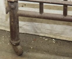 Metal Floral Bed Headboard On Wheels 11 Metal Floral Bed Headboard On Wheels -OGT Sale Store m235342 04