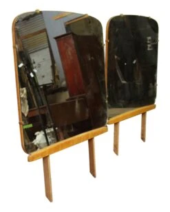 Rounded Square Dresser Mirror With Wooden Base 12 Rounded Square Dresser Mirror With Wooden Base -OGT Sale Store m235352 05