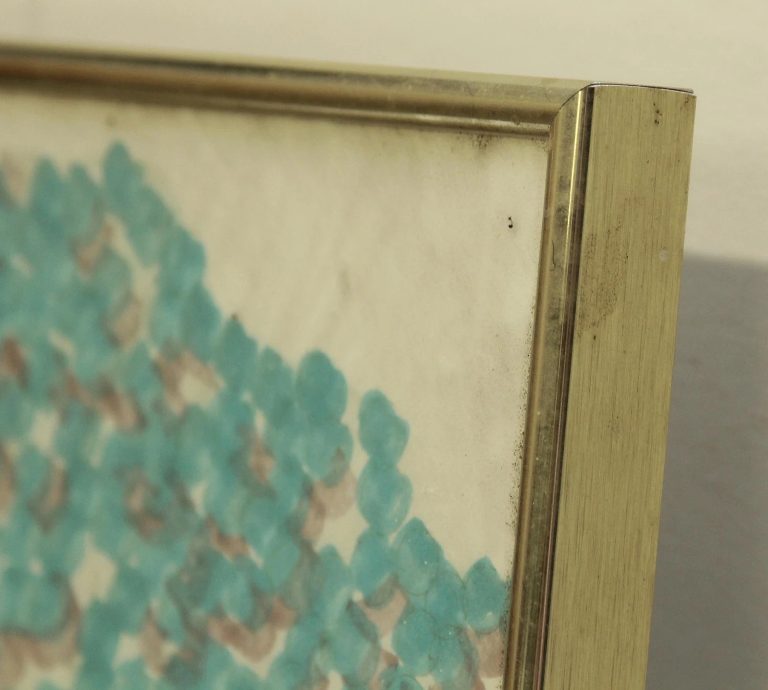 Framed Abstract Pointillist Print 7 Framed Abstract Pointillist Print - Image 5