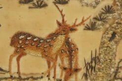 Oriental Wood Framed Deer & Tree Motif 13 Oriental Wood Framed Deer & Tree Motif -OGT Sale Store m235804 05