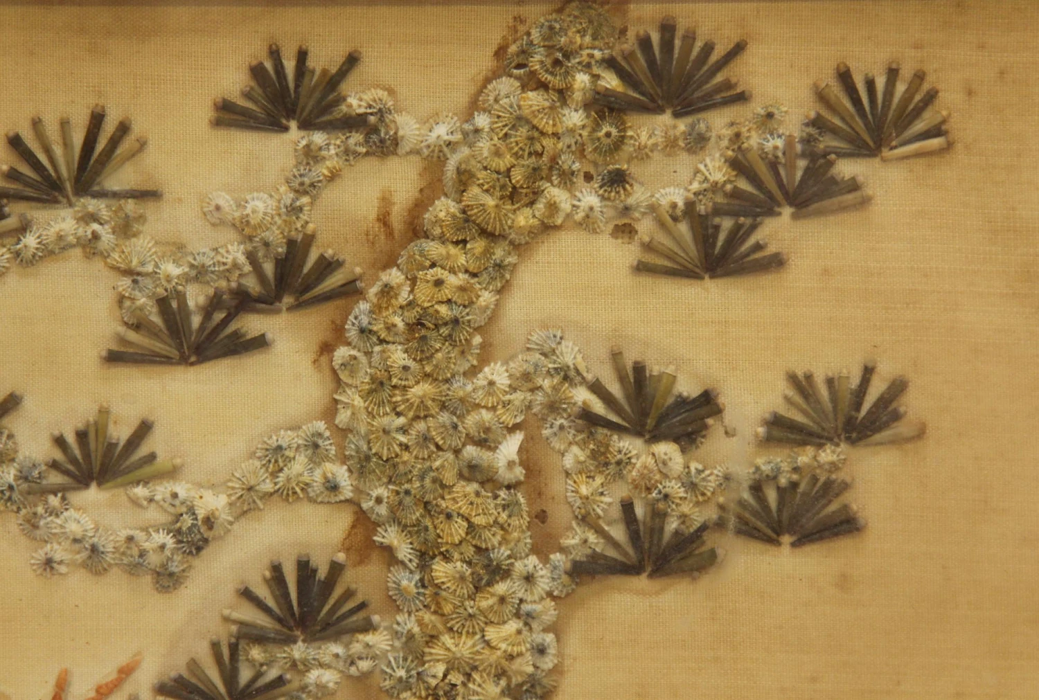 Oriental Wood Framed Deer & Tree Motif 8 Oriental Wood Framed Deer & Tree Motif - Image 6