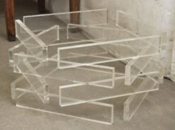 Lucite Square Table Base 13 Lucite Square Table Base -OGT Sale Store m235814 06
