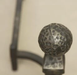 Pair Of Black Hammered Andirons 12 Pair Of Black Hammered Andirons -OGT Sale Store m235953 04