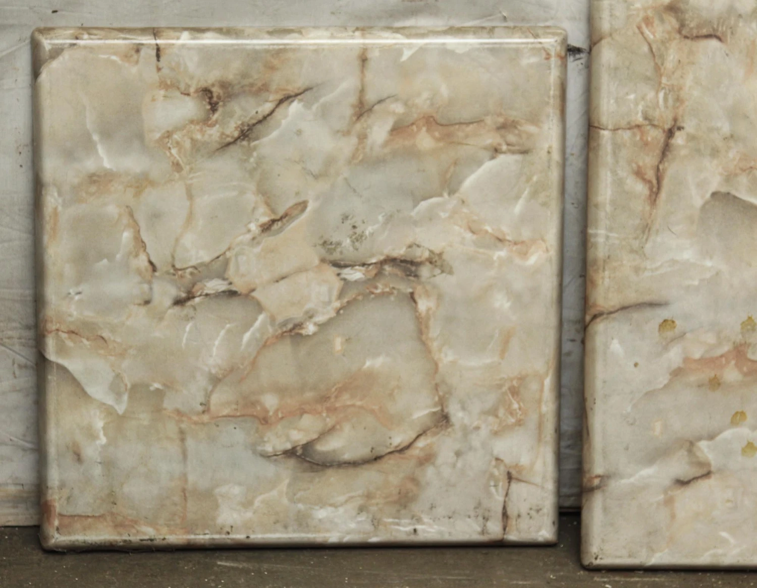 Set Of Resin & Melamine Square Tops 6 Set Of Resin & Melamine Square Tops - Image 4