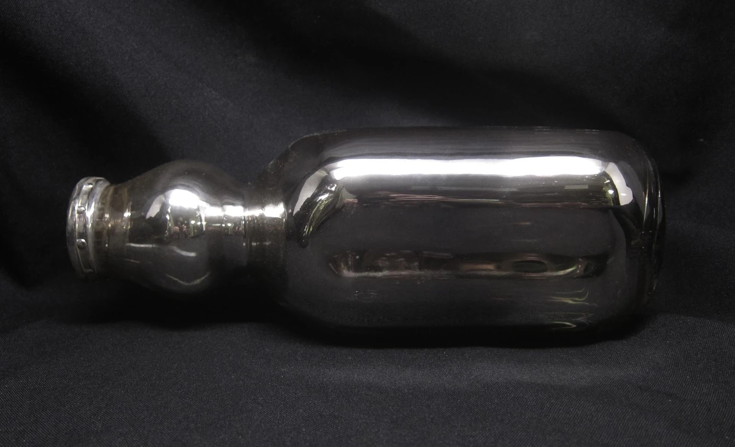 Single 1950s Hand Silvered Glass Milk Bottle 12 Single 1950s Hand Silvered Glass Milk Bottle - Image 10