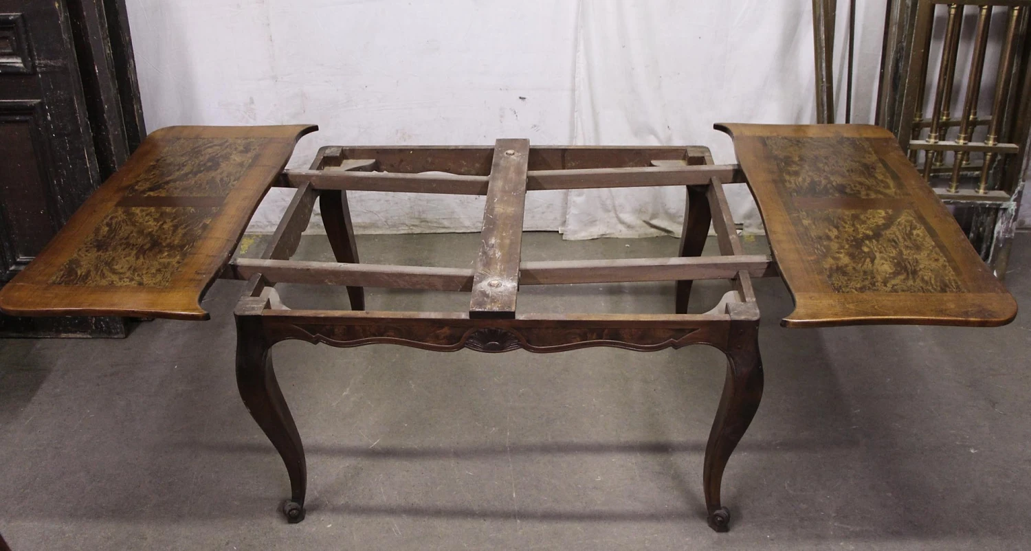 Queen Anne Table With End Extensions 9 Queen Anne Table With End Extensions - Image 7