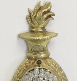 Restored French Bronze & Crystal Beaded Wall Sconces -OGT Sale Store m238113 04