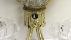 Restored French Bronze & Crystal Beaded Wall Sconces -OGT Sale Store m238113 06
