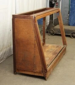 Slant Front Display Showcase Missing Glass -OGT Sale Store m238211 05