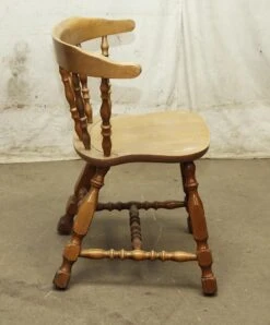 Antique Wooden Captains Chair 18 Antique Wooden Captains Chair -OGT Sale Store m238222 07