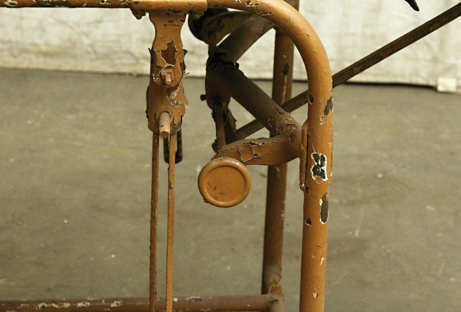 Antique Wheeled Metal Stretcher 9 Antique Wheeled Metal Stretcher - Image 7