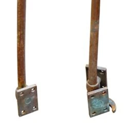 Pair Of Brass Double Door Cremone Bolts With Lion Detail 9 Pair Of Brass Double Door Cremone Bolts With Lion Detail -OGT Sale Store m238392 04