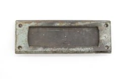 Antique 7.875 In. Classic Bronze Mail Slot Front