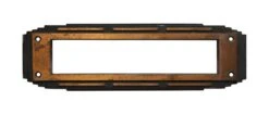 Art Deco Bronze Mail Slot Cover Plate