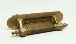 Cartas Brass Letter Slot Door Handle Combo