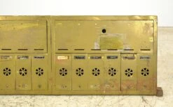 United Metal Box Co. Brass 16 Unit Apartment Building Mailbox -OGT Sale Store mail hardware for sale q288028
