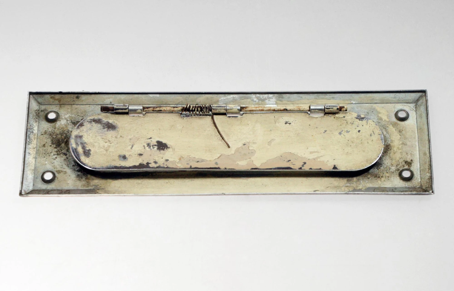 Vintage Modern Chrome Plated Letter Slot Cover 4 Vintage Modern Chrome Plated Letter Slot Cover - Image 2