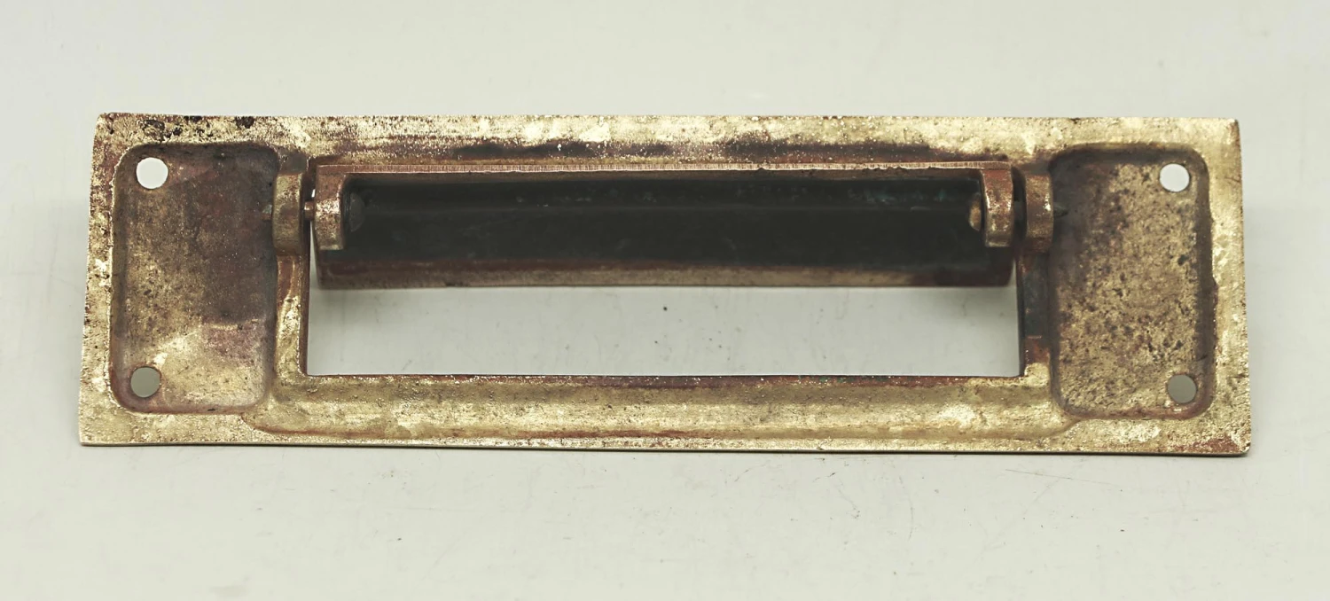 Polished Brass Vintage Letter Slot 4 Polished Brass Vintage Letter Slot - Image 2