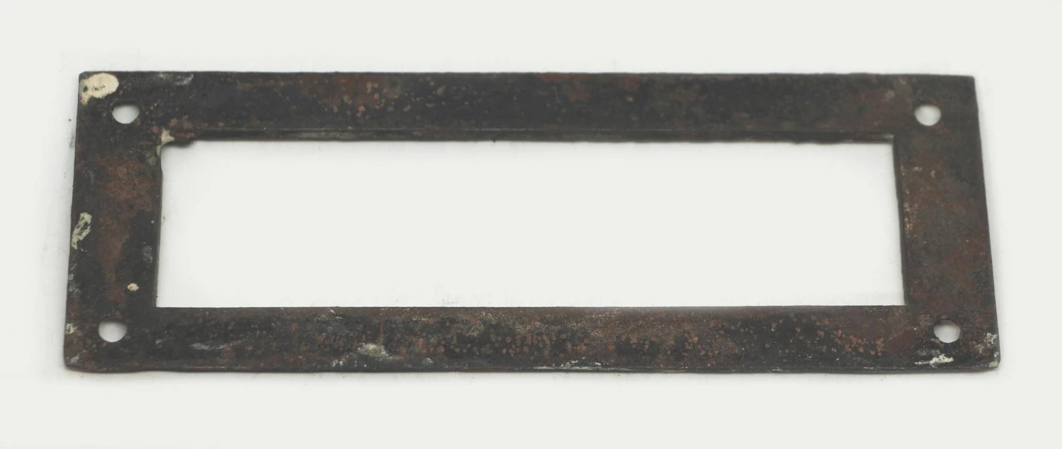 Shiny Brass Letter Slot Back Plate 4 Shiny Brass Letter Slot Back Plate - Image 2