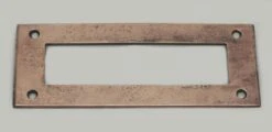 Plain Copper Plated Letter Slot Back Plate