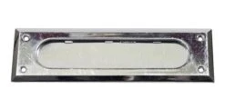 Vintage Modern Chrome Plated Letter Slot Cover