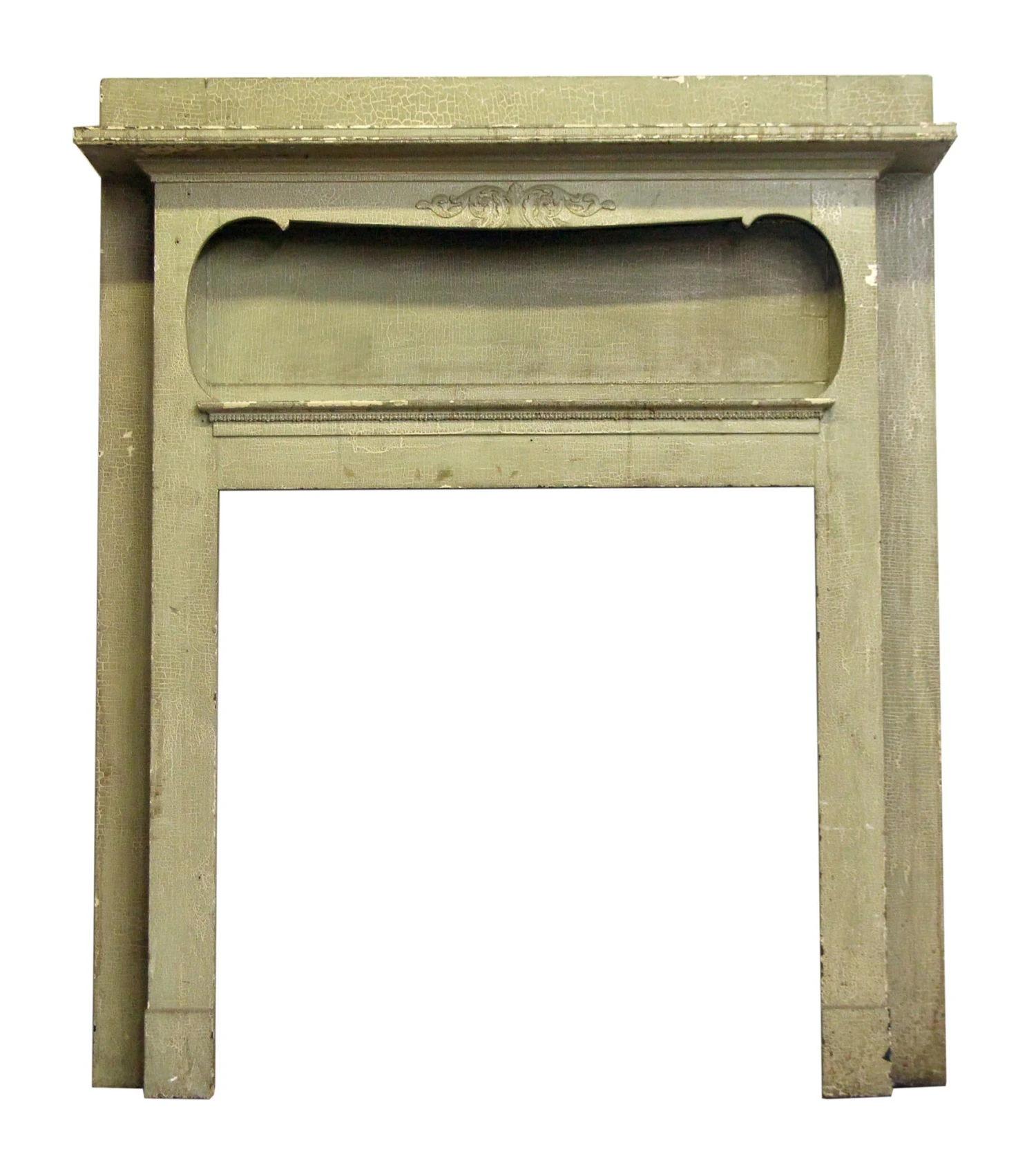 Antique 6 Ft. Tall Wood Classic Mantel With Cubby 3 Antique 6 Ft. Tall Wood Classic Mantel With Cubby