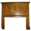 Antique Traditional Oak Fireplace Mantel With Top Panel