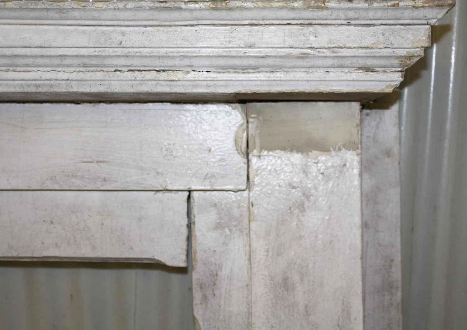 Reclaimed Simple 5 Ft. Wooden Mantel 5 Reclaimed Simple 5 Ft. Wooden Mantel - Image 3