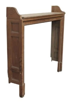 Reclaimed Traditional Wood Box Wood Fireplace Mantel 10 Reclaimed Traditional Wood Box Wood Fireplace Mantel -OGT Sale Store mantels for sale n244163