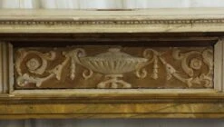 Antique Neoclassical Painted Wood Fireplace Mantel 12 Antique Neoclassical Painted Wood Fireplace Mantel -OGT Sale Store mantels for sale n244168