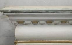 Antique Traditional White Wood Fireplace Mantel 10 Antique Traditional White Wood Fireplace Mantel -OGT Sale Store mantels for sale n244177