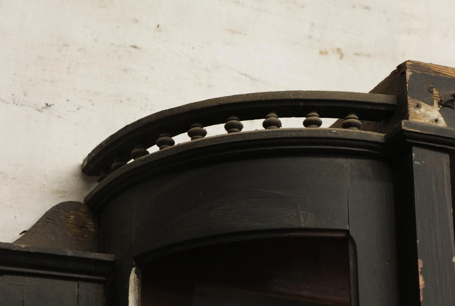 Antique Victorian Dark Wood Fireplace Mantel 5 Antique Victorian Dark Wood Fireplace Mantel - Image 3