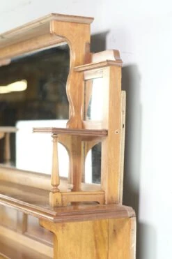 Reclaimed Cherry Fireplace Mantel With 5 Pane Mirror 17 Reclaimed Cherry Fireplace Mantel With 5 Pane Mirror -OGT Sale Store mantels for sale q278479