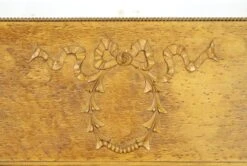 Antique Victorian Birds Eye Maple Mantel With Beveled Mirror -OGT Sale Store mantels q286808