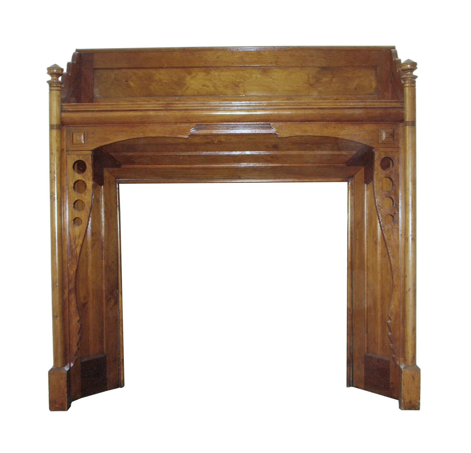 Reclaimed 5 Ft. Rock Maple Built In Mantel 3 Reclaimed 5 Ft. Rock Maple Built In Mantel