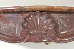 Vintage Italian Rouge Brown & Gray Marble Mantel 14 Vintage Italian Rouge Brown & Gray Marble Mantel -OGT Sale Store marble mantel for sale q279912