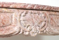 Vintage Louis XV Style Italian Brown & White Marble Mantel 14 Vintage Louis XV Style Italian Brown & White Marble Mantel -OGT Sale Store marble mantel for sale q279913