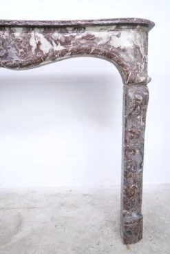 Period French Louis XV Rouge Royal Marble Mantel -OGT Sale Store marble mantel j180258