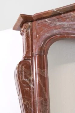 Vintage Italian Rouge Brown & Gray Marble Mantel 13 Vintage Italian Rouge Brown & Gray Marble Mantel -OGT Sale Store marble mantel q279912