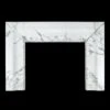 Solid Carved Block White & Gray Statuary Marble Mantel 2 Solid Carved Block White & Gray Statuary Marble Mantel -OGT Sale Store marble mantel solid carved block white gray statuary marble mantel n254081