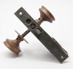 Trenton Bronze Entry Door Knob Plate & Lock Set 13 Trenton Bronze Entry Door Knob Plate & Lock Set -OGT Sale Store n231341 04