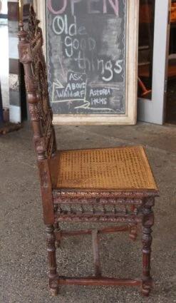 Set Of 6 Antique English Renaissance Carved Wooden Chairs 25 Set Of 6 Antique English Renaissance Carved Wooden Chairs -OGT Sale Store n232215 08