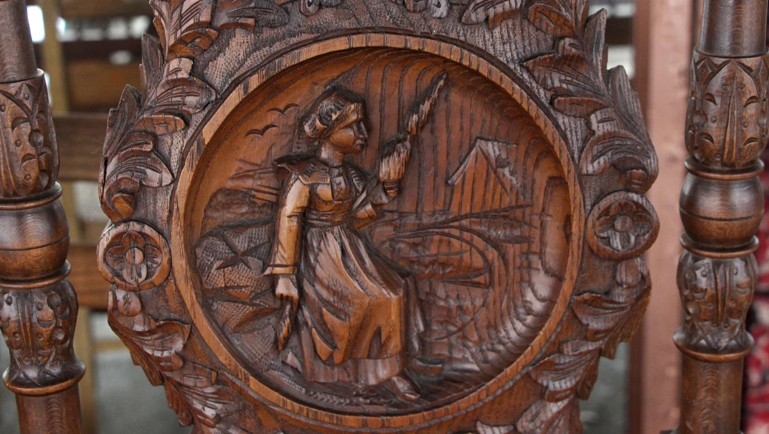 Set Of 6 Antique English Renaissance Carved Wooden Chairs 15 Set Of 6 Antique English Renaissance Carved Wooden Chairs - Image 13