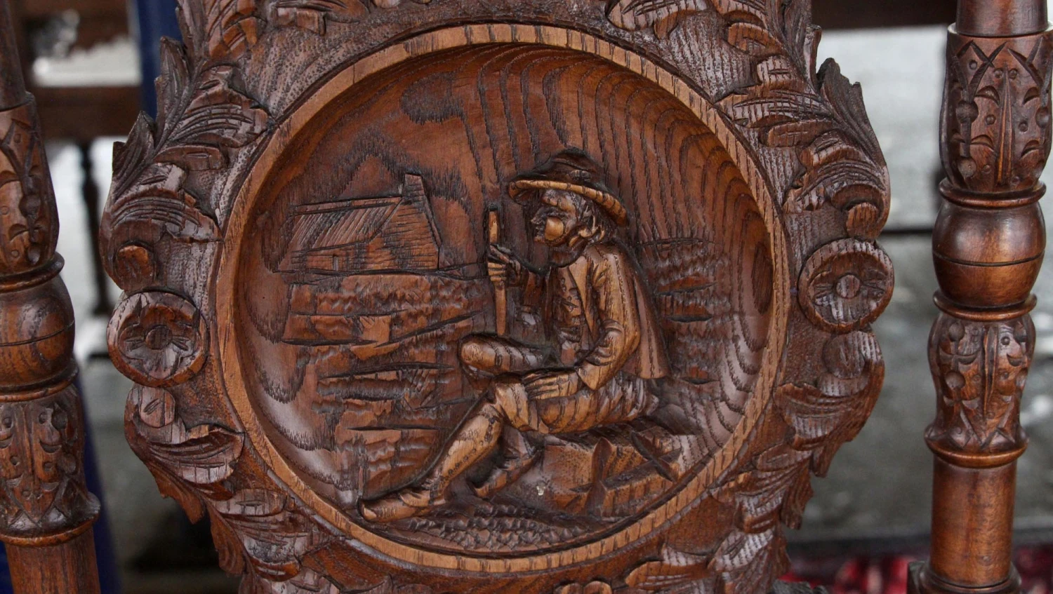 Set Of 6 Antique English Renaissance Carved Wooden Chairs 16 Set Of 6 Antique English Renaissance Carved Wooden Chairs - Image 14