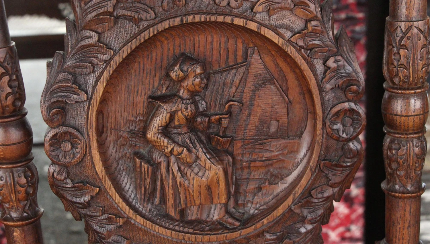 Set Of 6 Antique English Renaissance Carved Wooden Chairs 17 Set Of 6 Antique English Renaissance Carved Wooden Chairs - Image 15